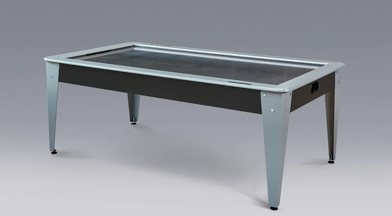 AC001665: Airhockey Dino zwart/rvs- Bilijardai