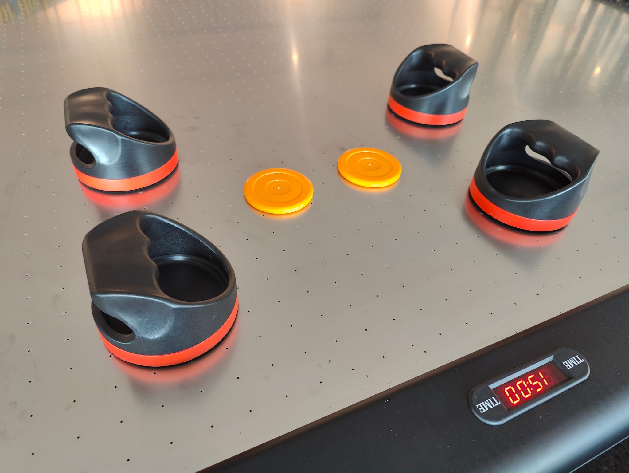 AC7026: TopTable airhockey pusher Pro w/rubber ring 105mm