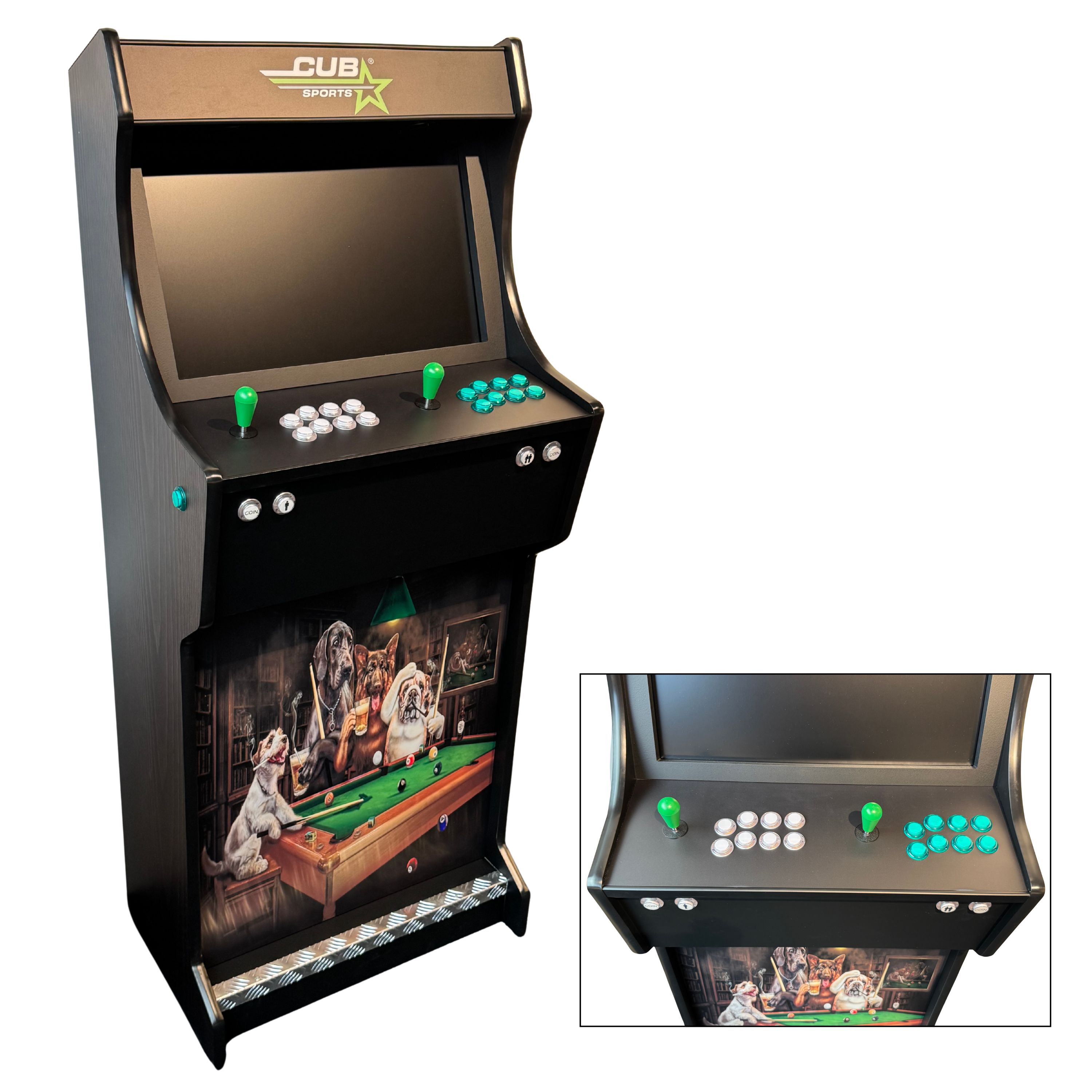 AK0001: Arcadekast Champion (eigen ontwerp mogelijk!) - Gratis levering
