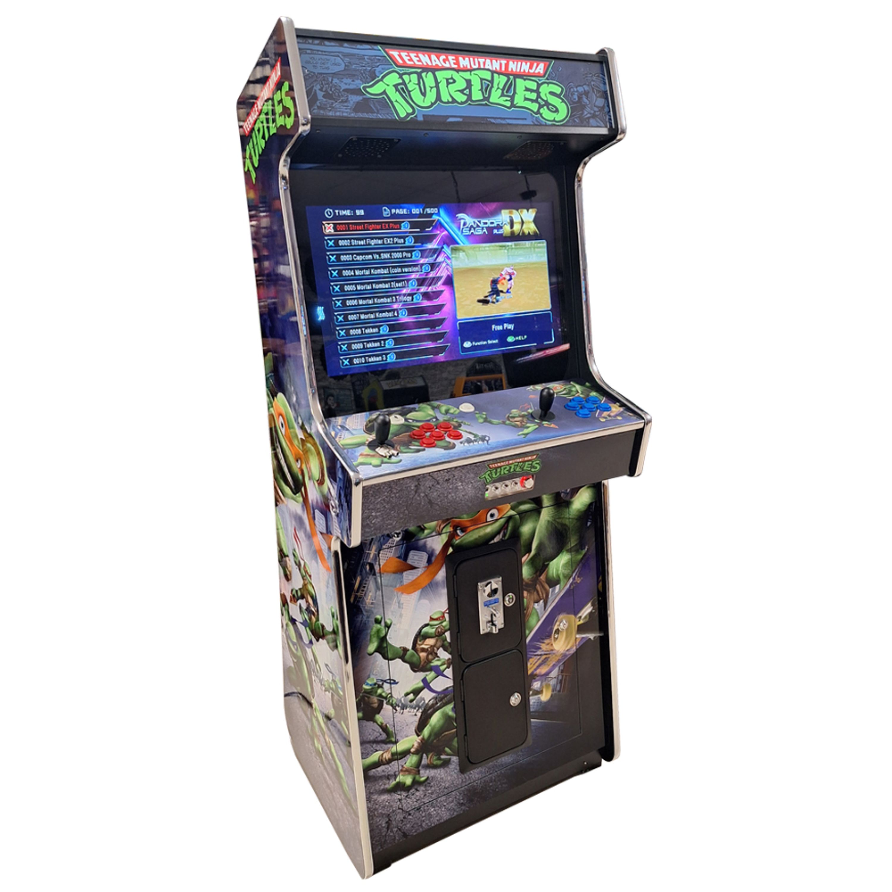 AK0004: Arcadekast Ninja Turtles 5000 Games - Gratis levering