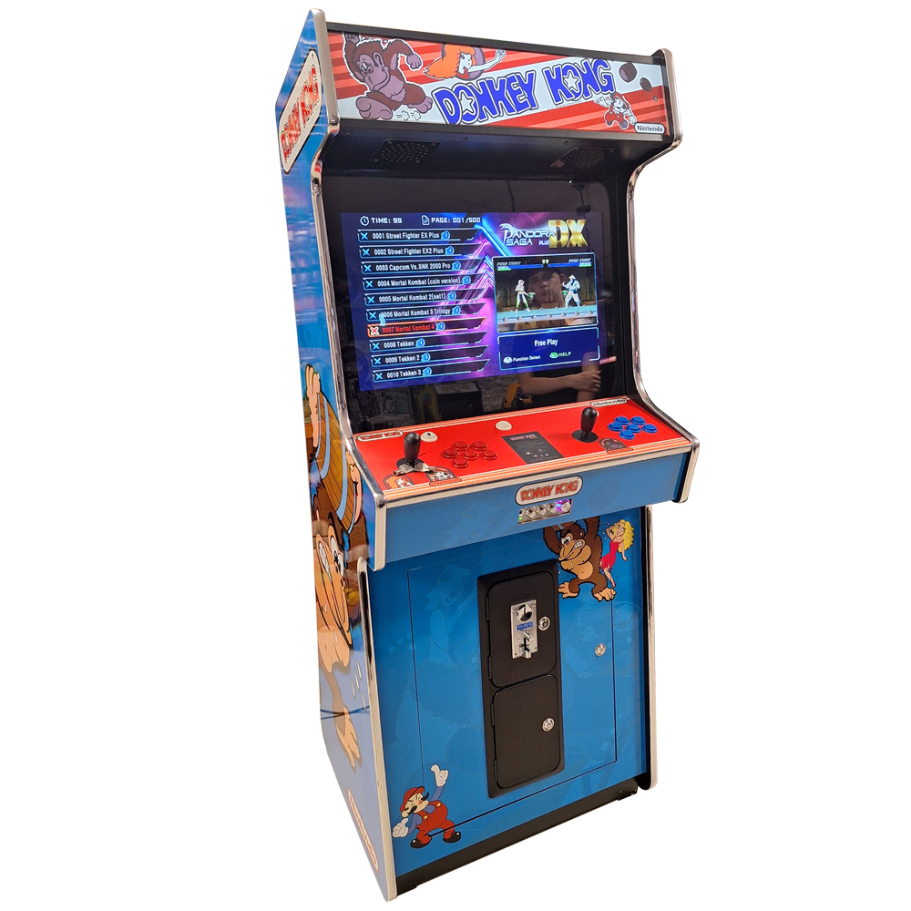 AK0005: Arcadekast Donkey Kong 5000 Games - Gratis levering