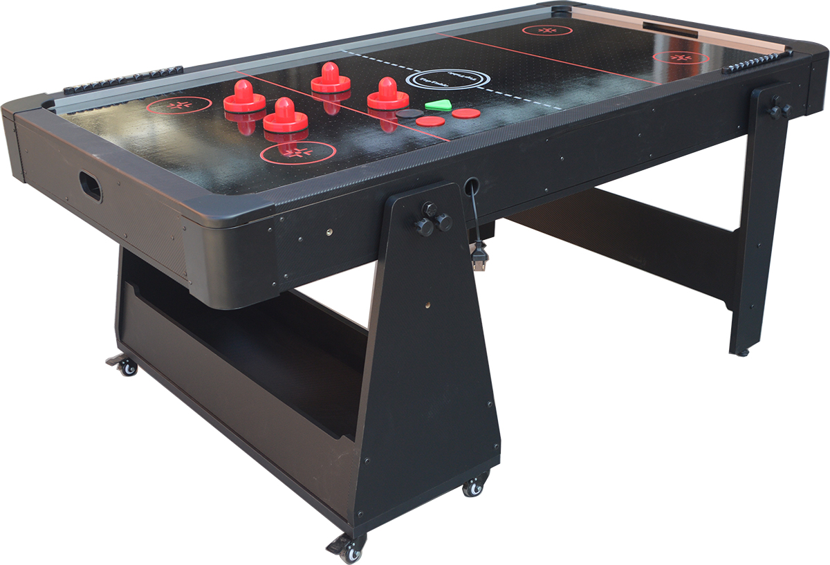 AS0035-GB: Airhockey/Pooltafel TopTable Twist Max 2-1 Mobile, Grey Black (schade) #2