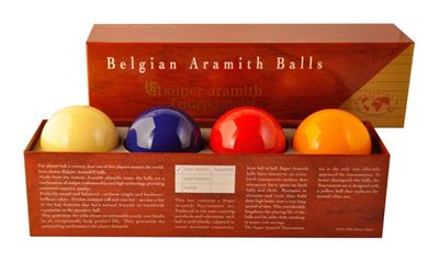 Super Aramith carambole ballen, 4-bal tournament  