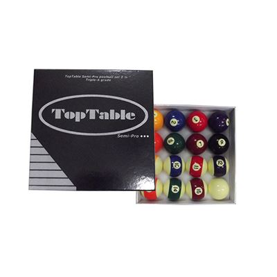 Poolballen TopTable Semi-Pro Triple A-Grade  57,2mm