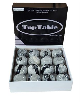 Poolballen TopTable Super A-Grade  Stone Collection 57,2mm