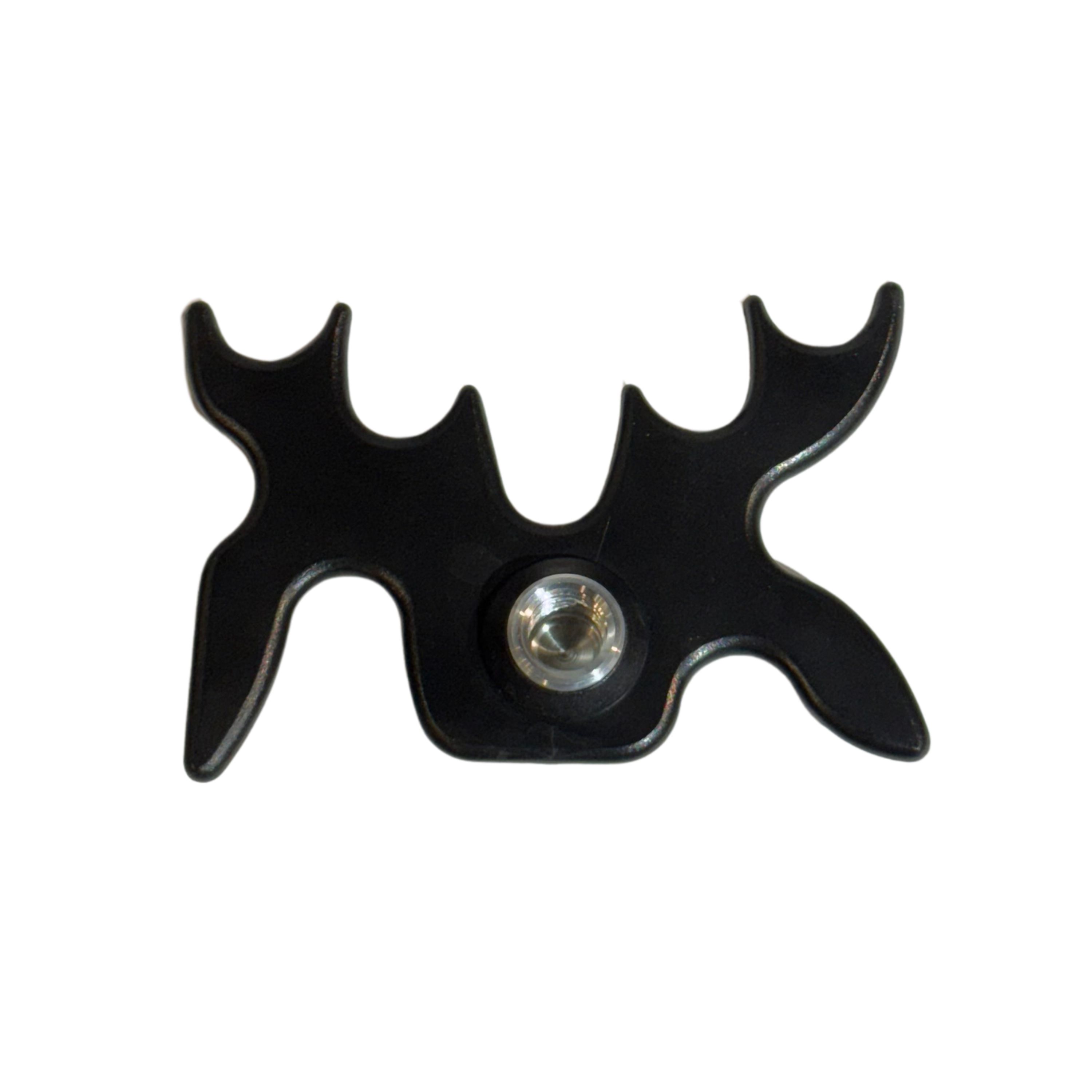 BA0556-AL: Kunstof brug Eland zwart - Alu montage  #1