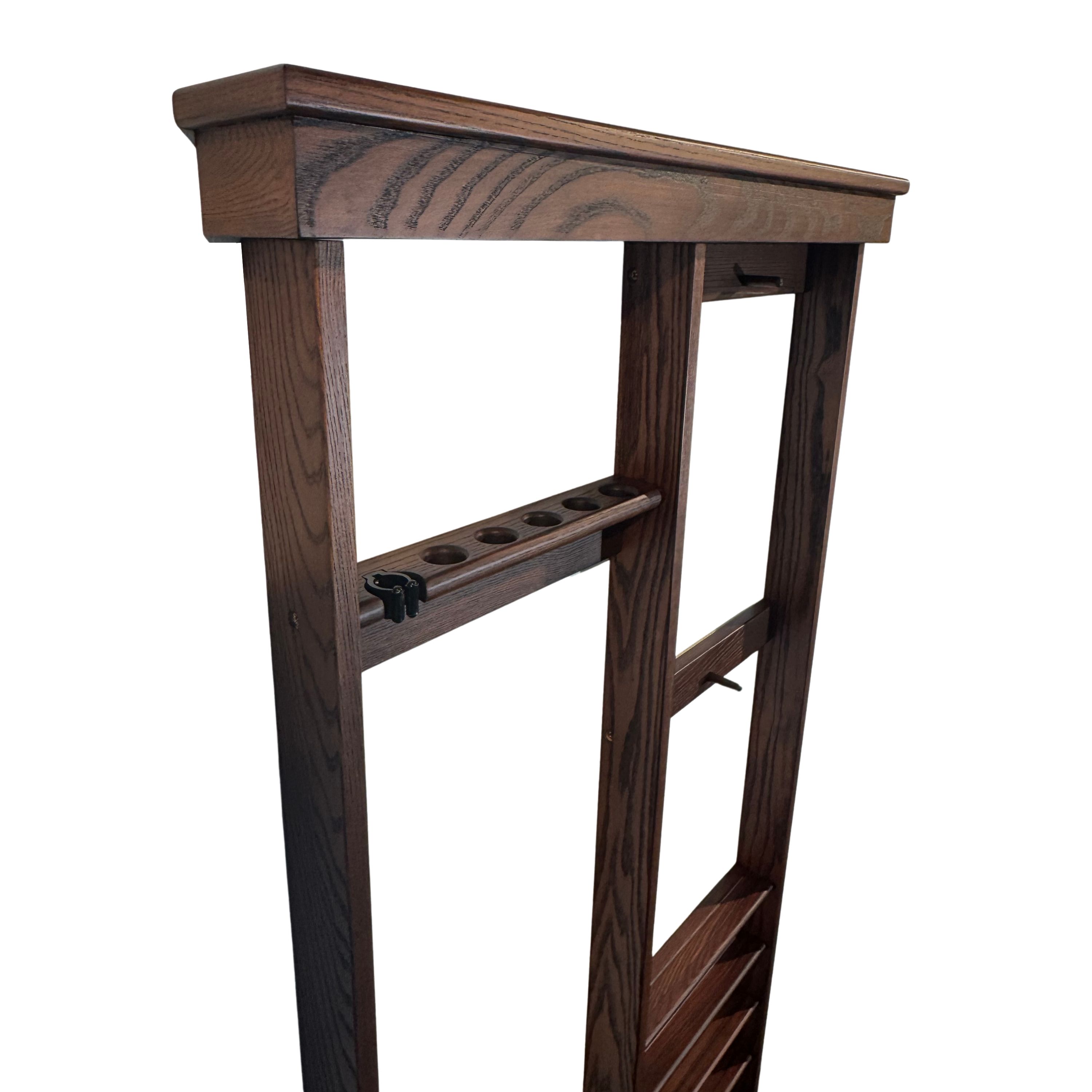 BA0814: Lexor Wand keu rek De Luxe, Dark Oak #2