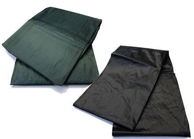Poolzeil nylon met elastiek groen