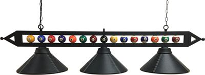Lexor Trio Poolballs / with 3 leather shades