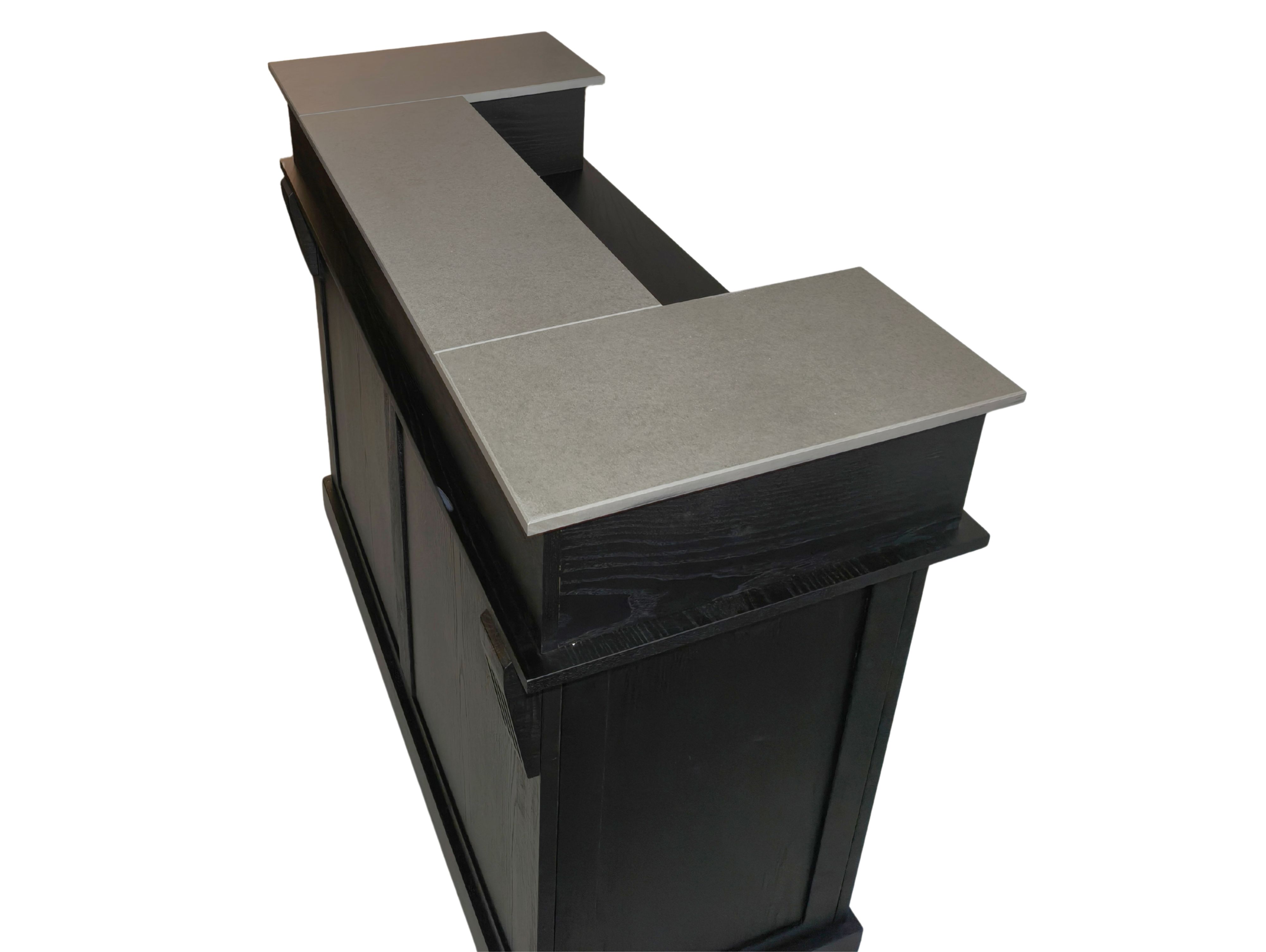 BM0102: Lexor Bar Blk Oak - Wood Collection  #5