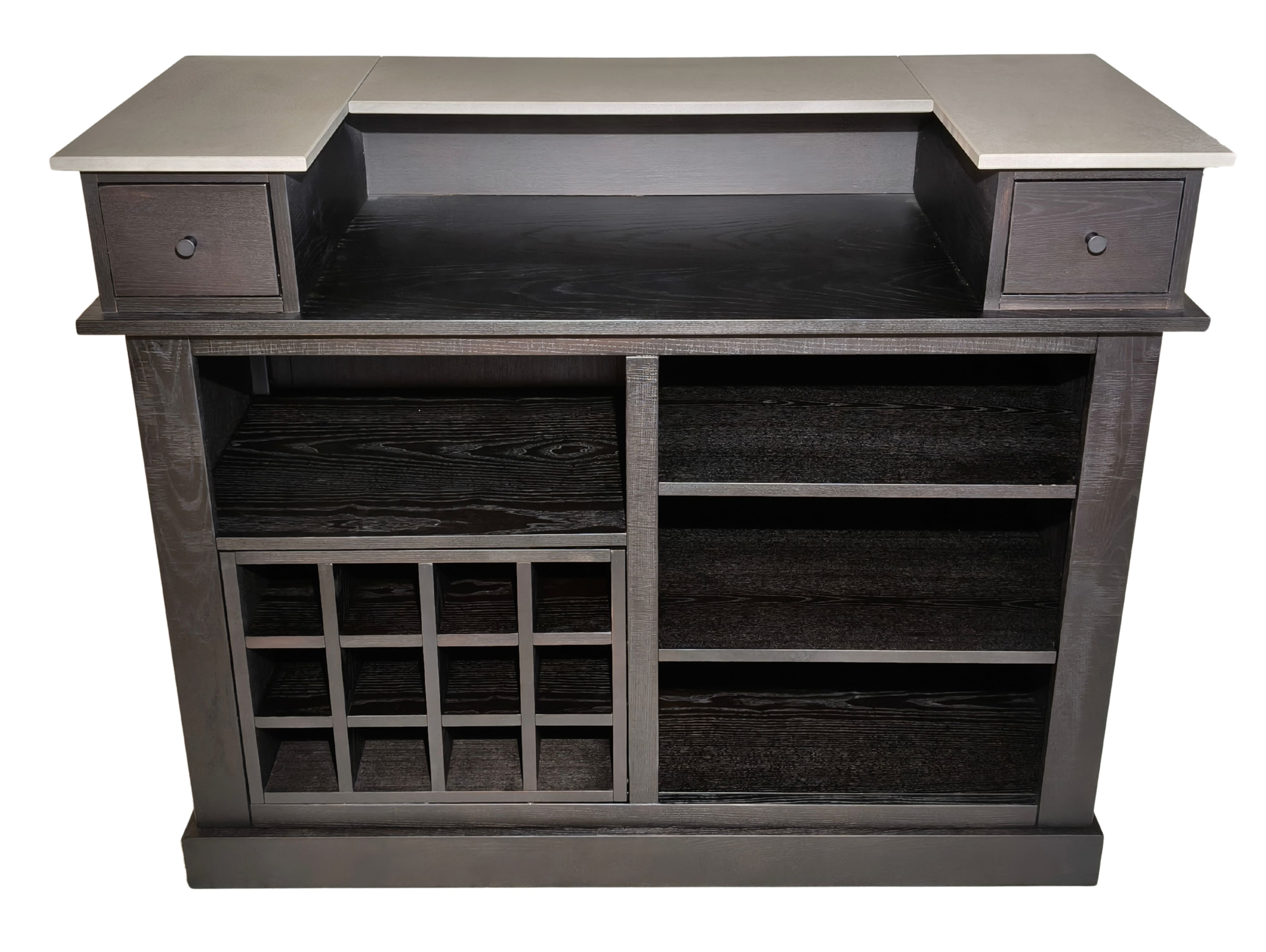 BM0102: Lexor Bar Blk Oak - Wood Collection  #6