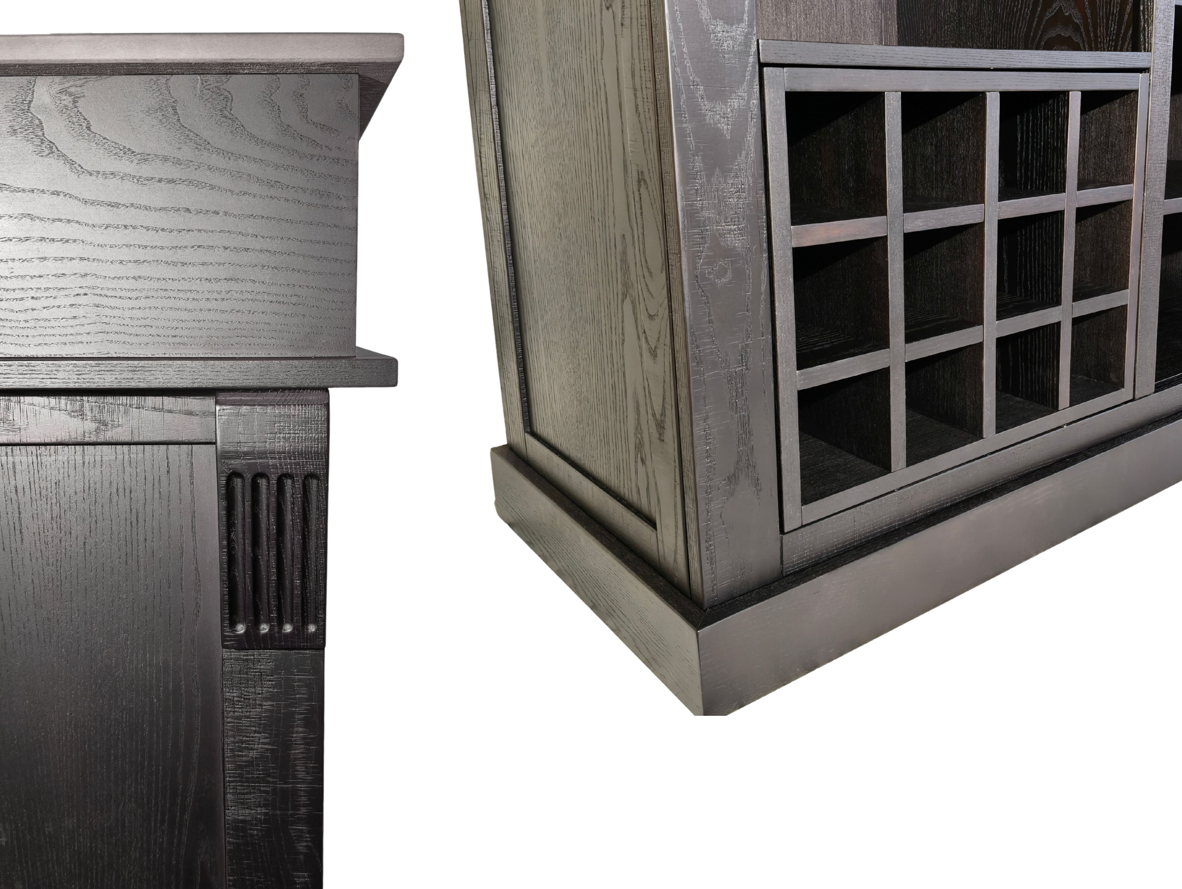 BM0102: Lexor Bar Blk Oak - Wood Collection  #7