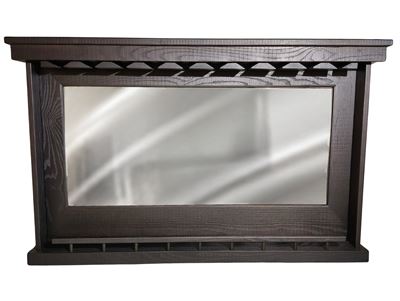 Lexor Mirror Blk Oak - Wood Collection 
