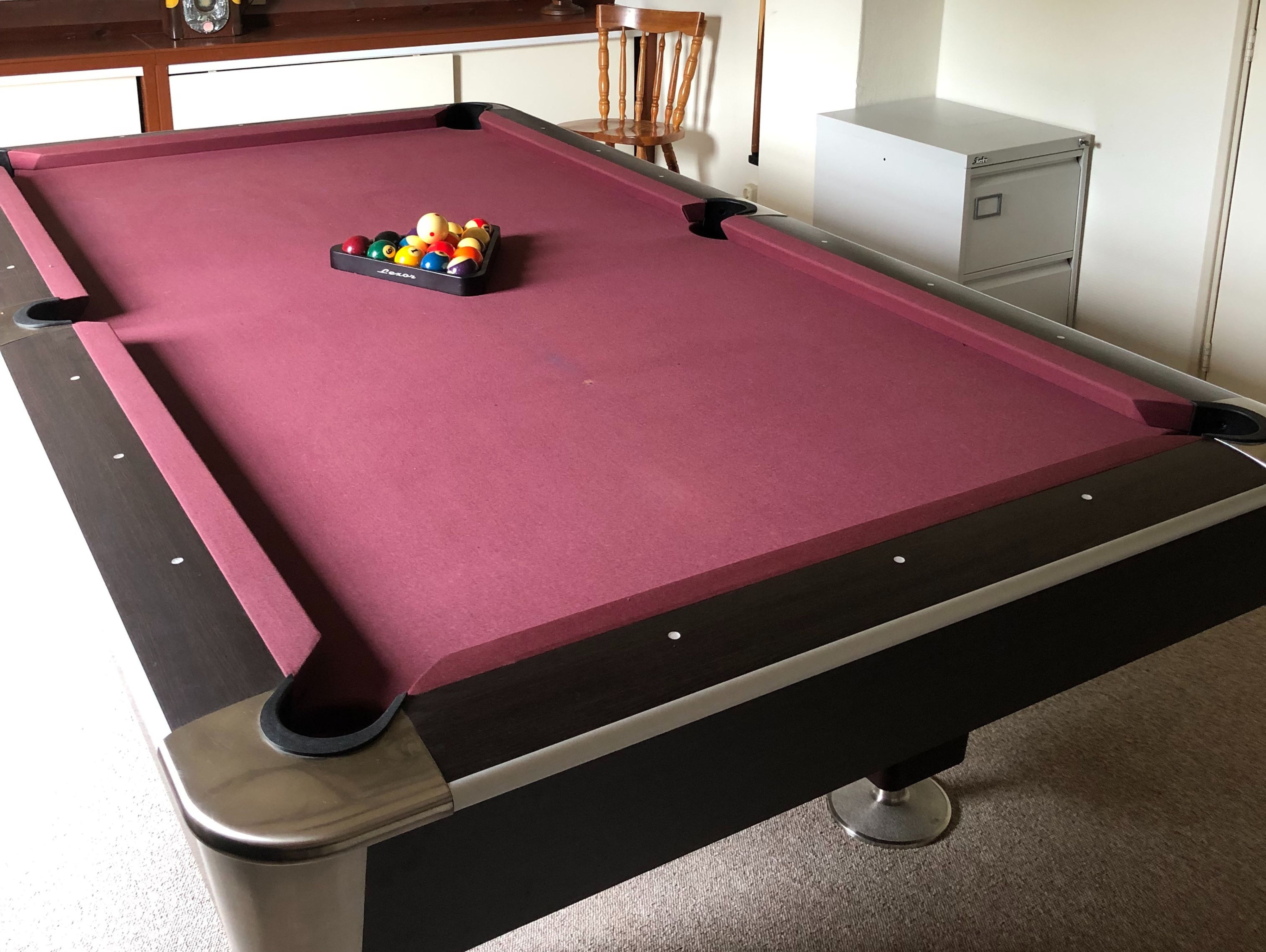 CBO0210: Lexor X-treme Wenge-RVS 8ft, pool & carambole