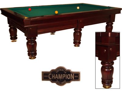 Wedstrijd carambole biljart Champion Classic Competition dark cherry