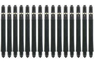 DA0301: set van 10 Nylon shafts zwart