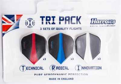 Harrows Retina  Tri Pack Flights - 3 Sets
