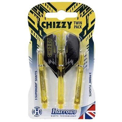Harrows Twin Pack Chizzy - 3 Sets Shafts & Flights 