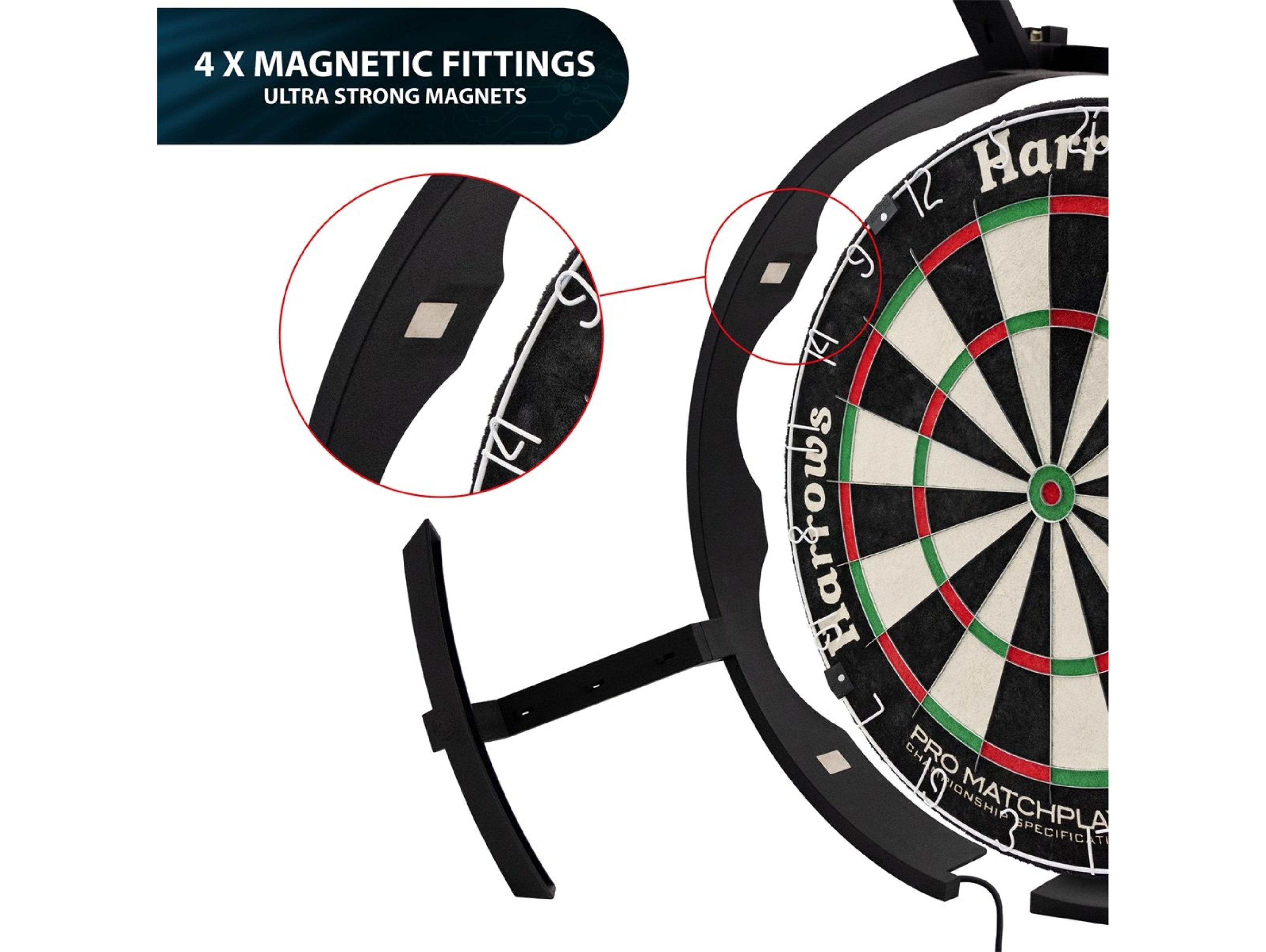 DA0864: Winmau Trilight LED-verlichting - dartbord