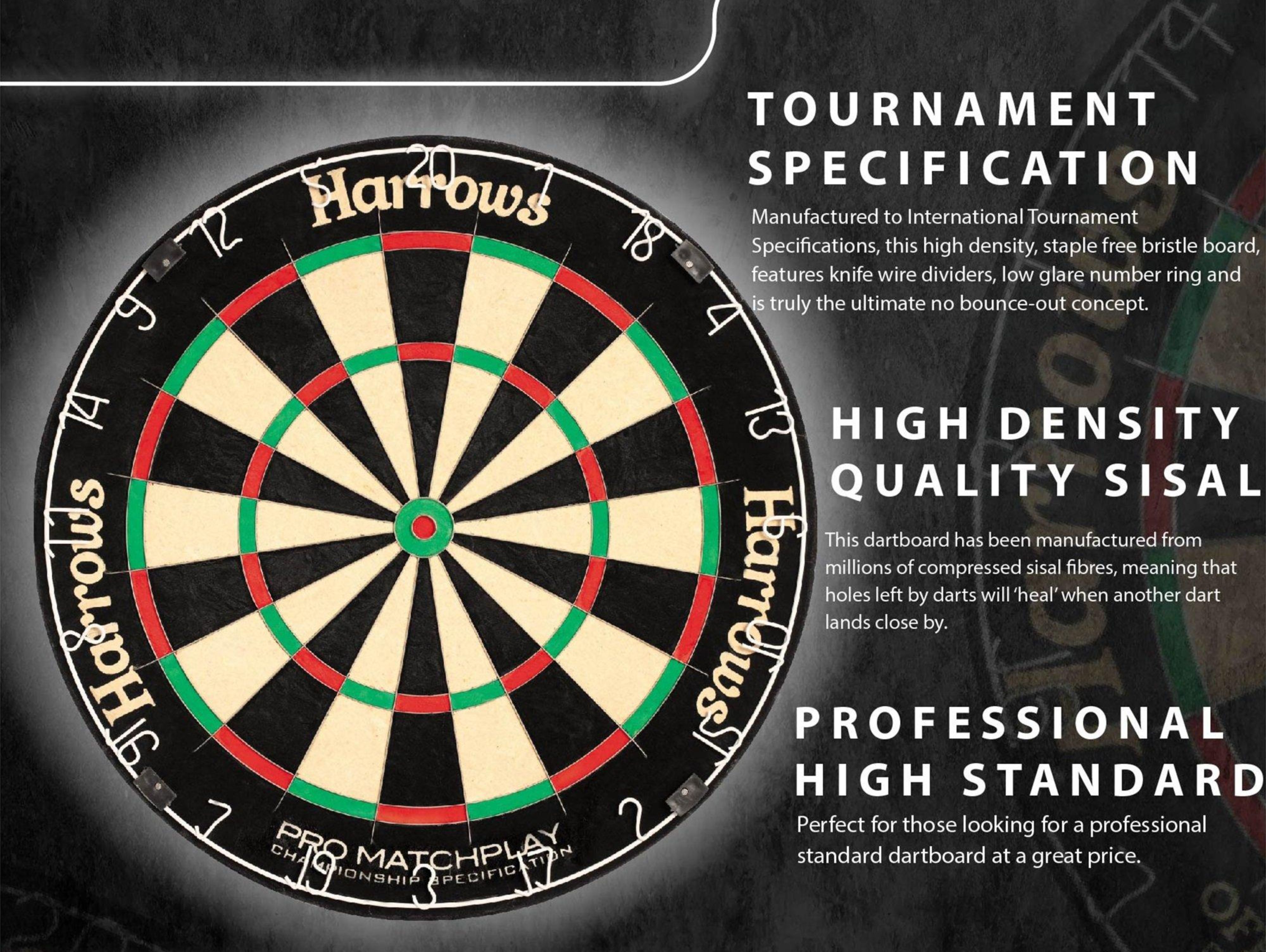 DA0998: Dartbord Harrows ProMatchplay
