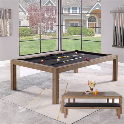 Pooltafel Lexor Dinner Design Dark Vintage Oak
