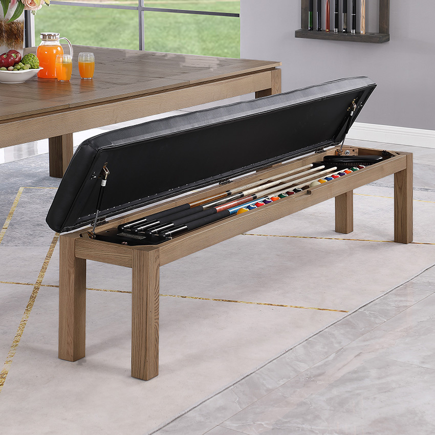 PC0232-7D: Pooltafel Lexor Dinner Design Dark Vintage Oak #10