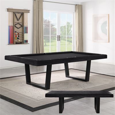 Pooltafel Lexor Dinner Unity Blk Oak