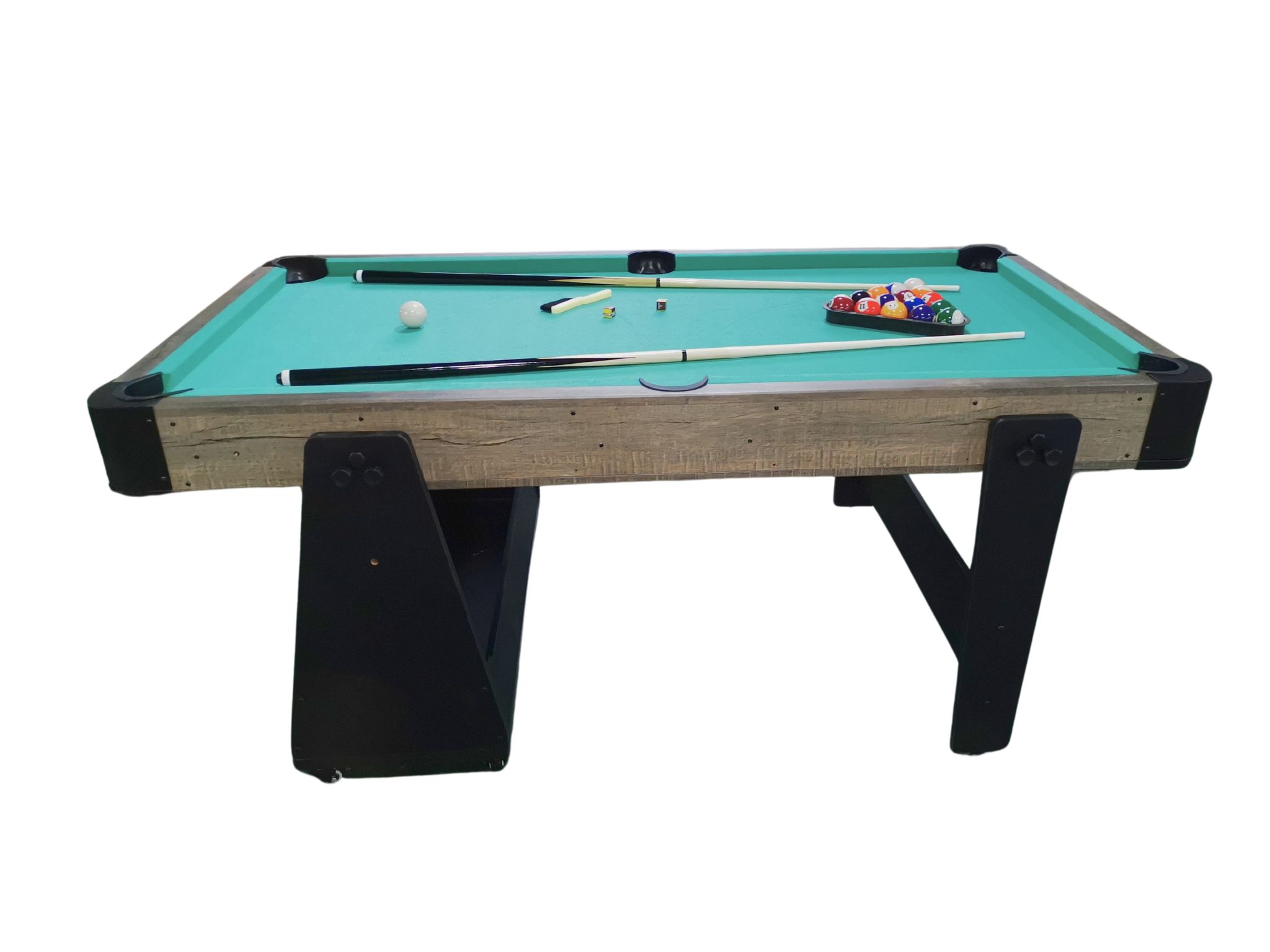 PO0009: Pooltafel TopTable Magiq Easy-Mobile Wood (lichte schade) #4