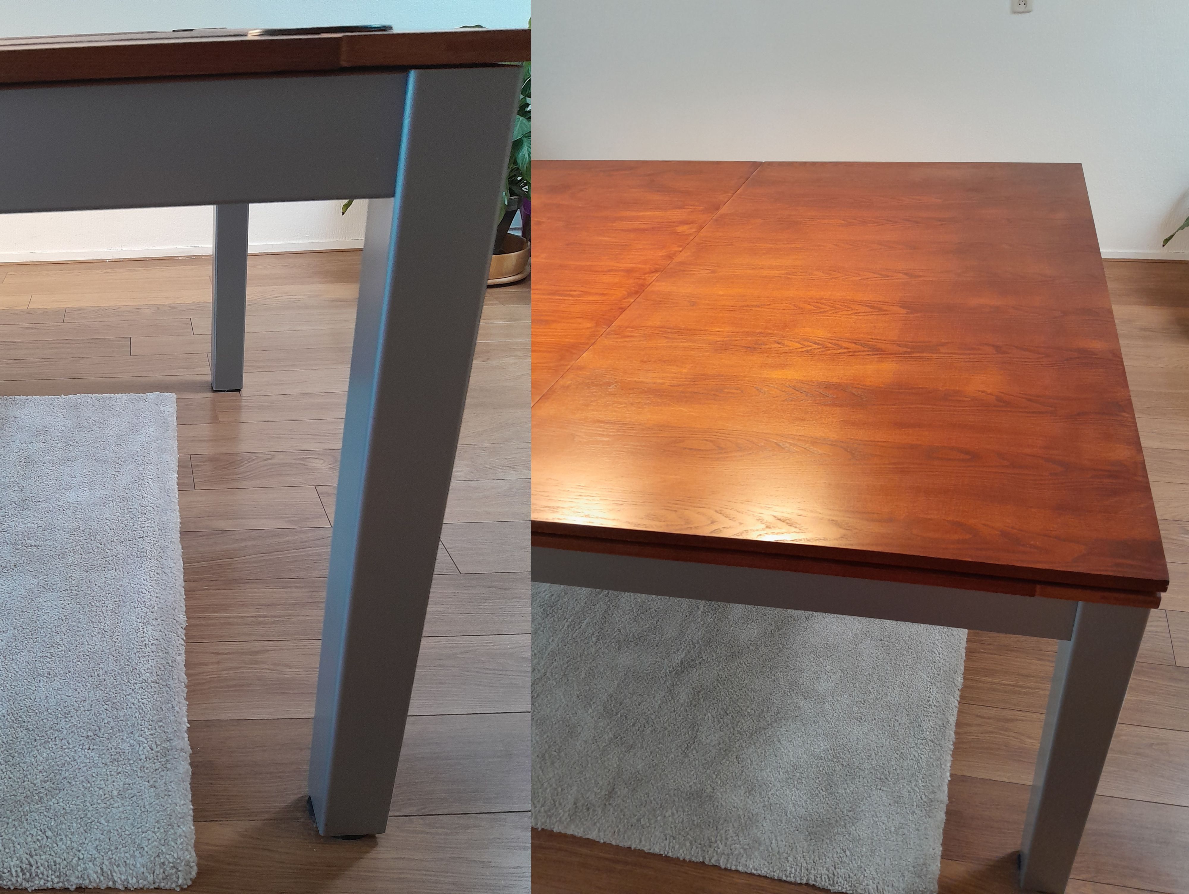 PO2020: Lexor Dinner Walnut met zilver frame 8ft, occasion #4