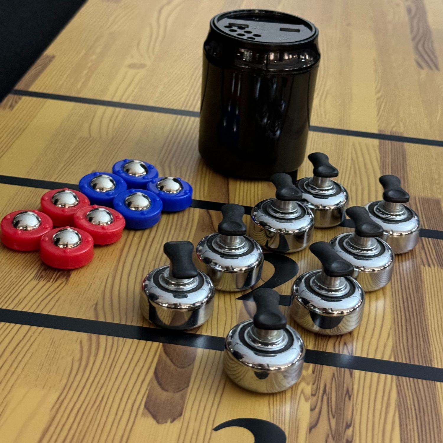 SB0050-6: TopTable Shuffleboard Fun 2-1 games 6ft