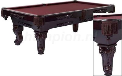 Snookertafel Lexor Exquisit dark cherry