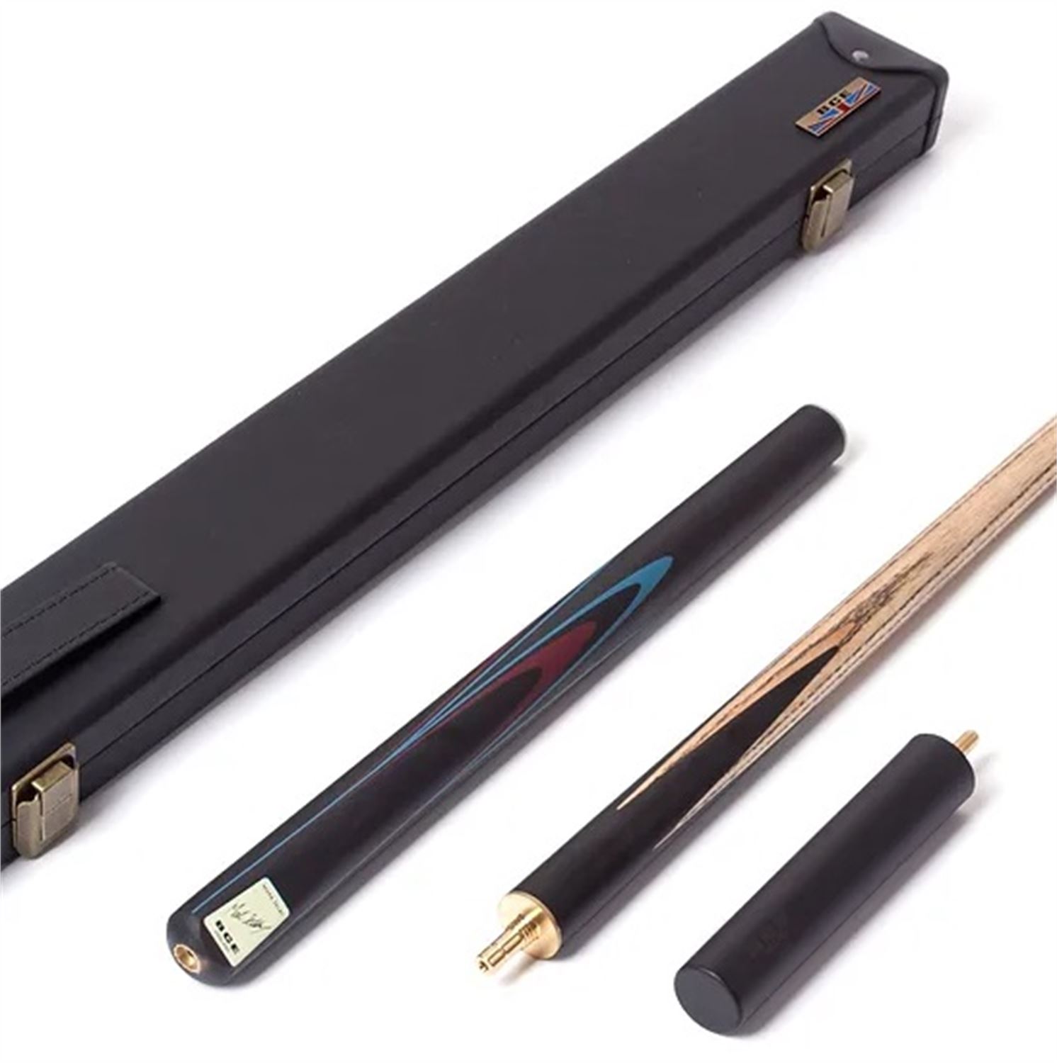 BCE England Premium series  #2 by Mark Selby, 3/4 cut Snooker Cue & Case set