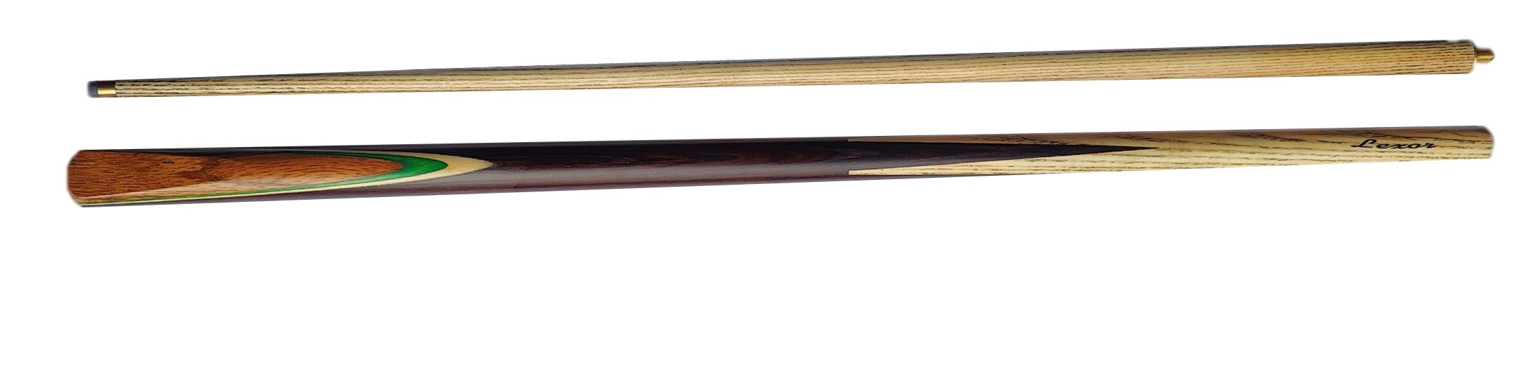 SK0501-SK: Snooker Cue & Case set Lexor Competition 1/2 Brown, Walnut/Green/Maple splice #2