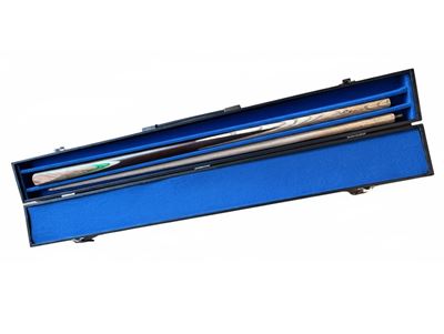Snooker Cue & Case set Lexor Competition 1/2 Brown, Walnut/Green/Maple splice