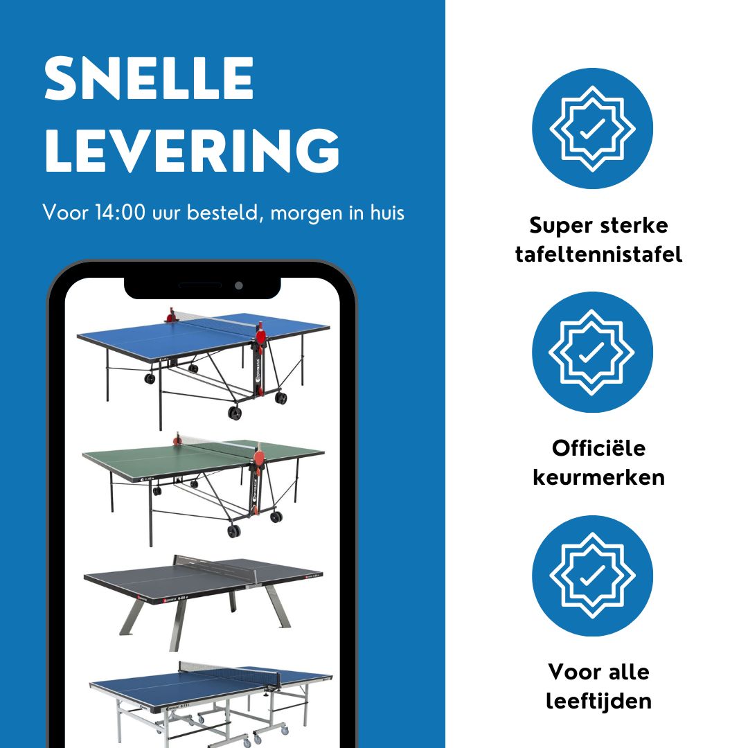 TC0279: Tafeltennistafel Outdoor SPONETA S 5-73 e blauw "Gratis levering"