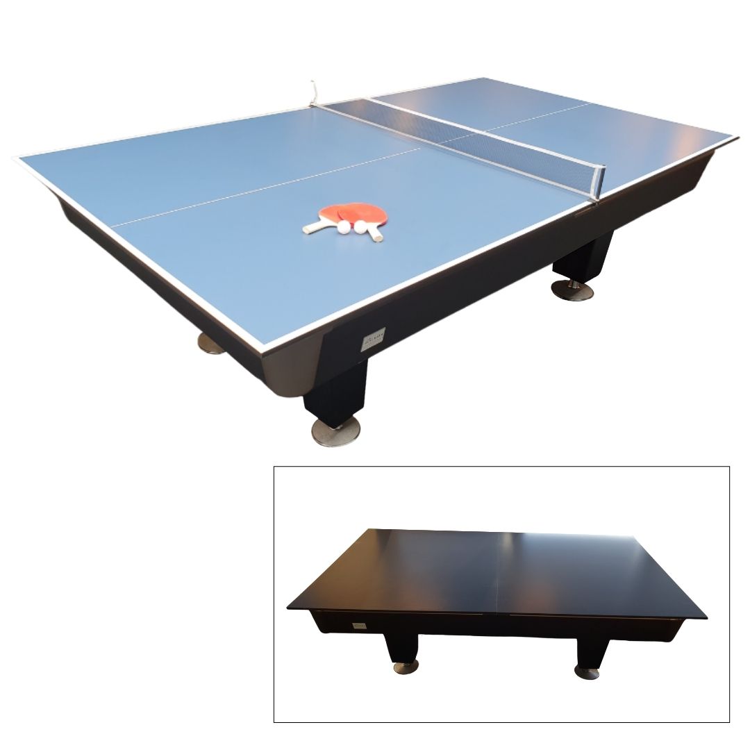 TO0530-B: 2e kans (enkel afhalen!) Tafeltennis/Hobby Conversiontop 2-delig 7ft incl. acc.