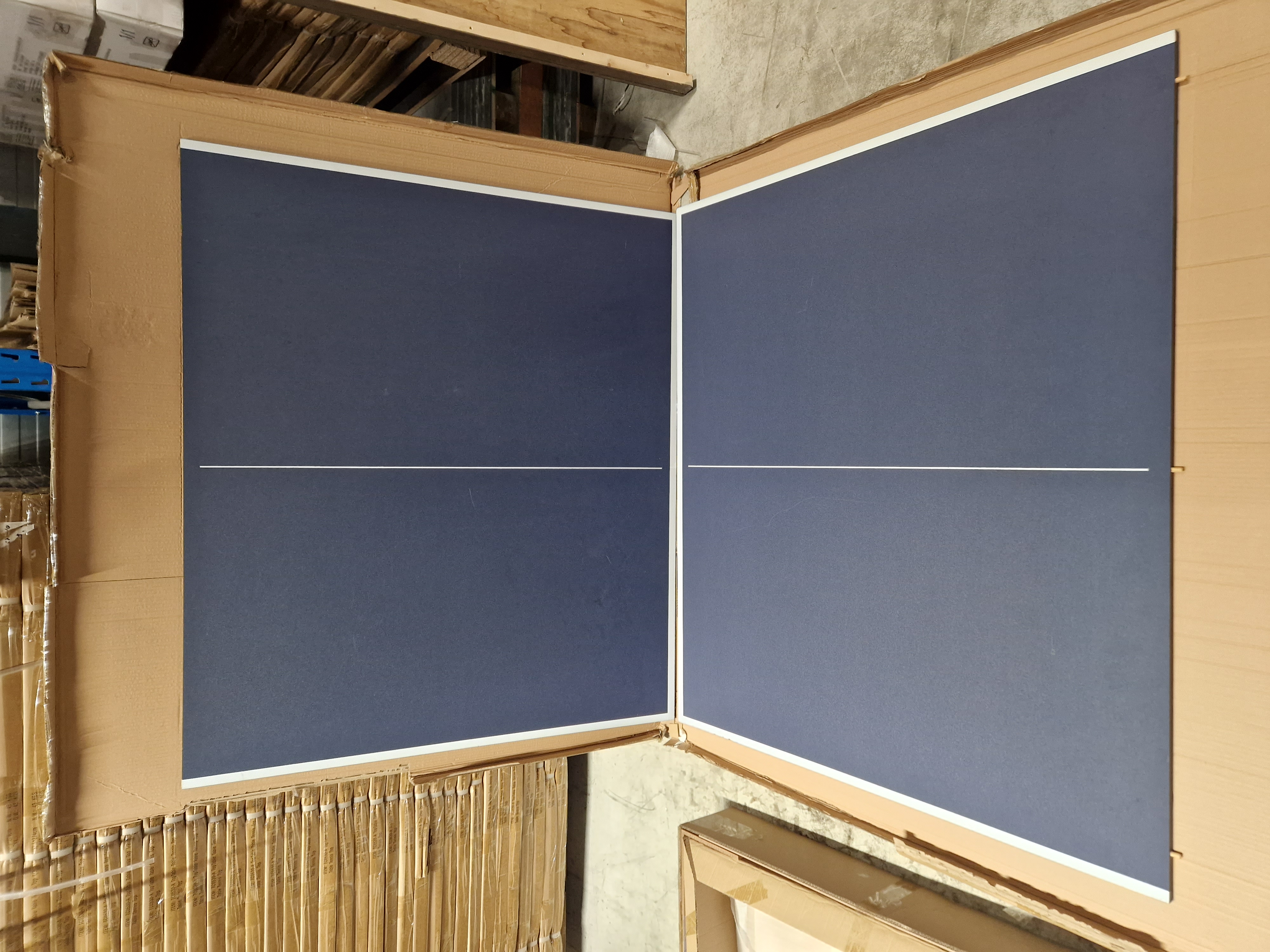 TO0530-B: 2e kans (enkel afhalen!) Tafeltennis/Hobby Conversiontop 2-delig 7ft incl. acc.