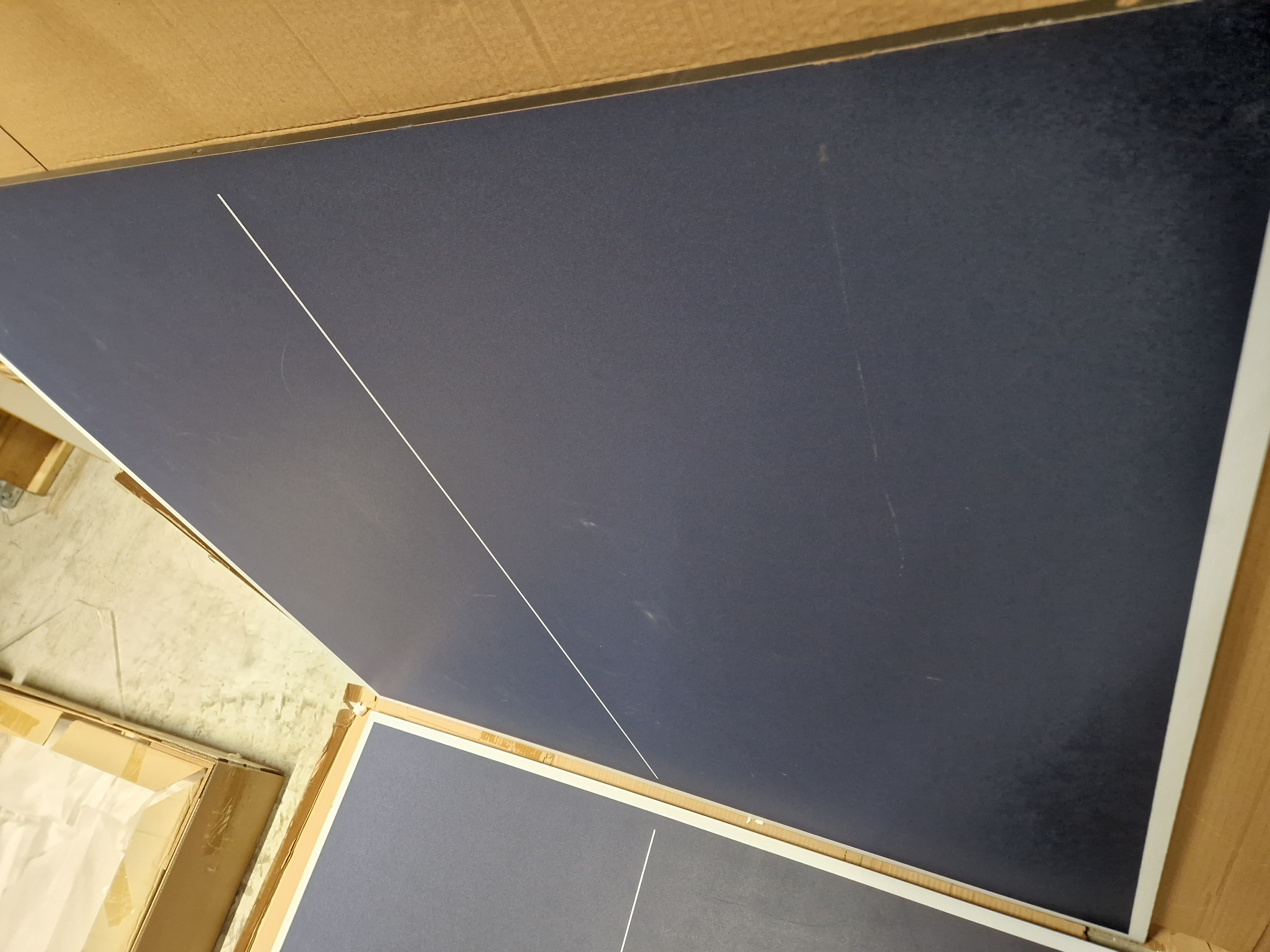 TO0530-B: 2e kans (enkel afhalen!) Tafeltennis/Hobby Conversiontop 2-delig 7ft incl. acc.