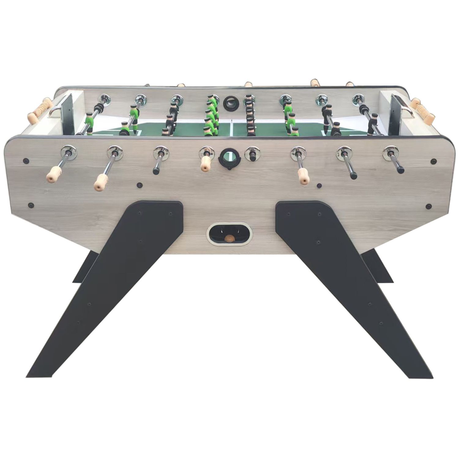 VC0203-N: Retro voetbaltafel TopTable Winner Oak, houten spelers!