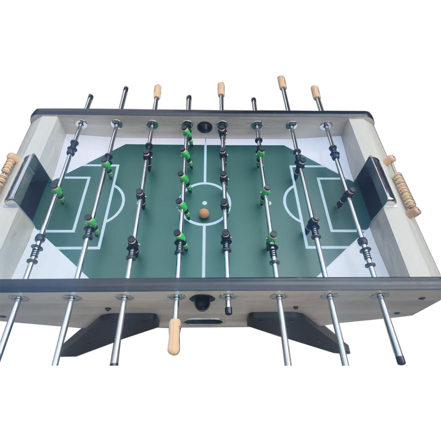 VC0203-N: Retro voetbaltafel TopTable Winner Oak, houten spelers!