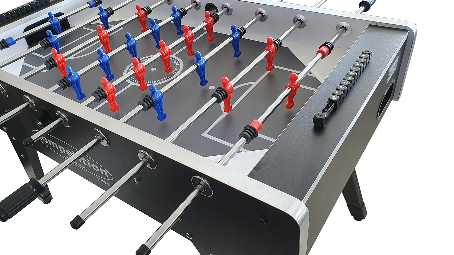 VC0209: Voetbaltafel Toptable Competition Pro ***  Formica/Metal Line Blck w/molded players #3