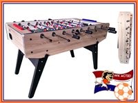 Folding Voetbaltafel TopTable Competition Pro *** Formica/Metal Line, Wood - gratis verzending + 3st. oranje balletjes 