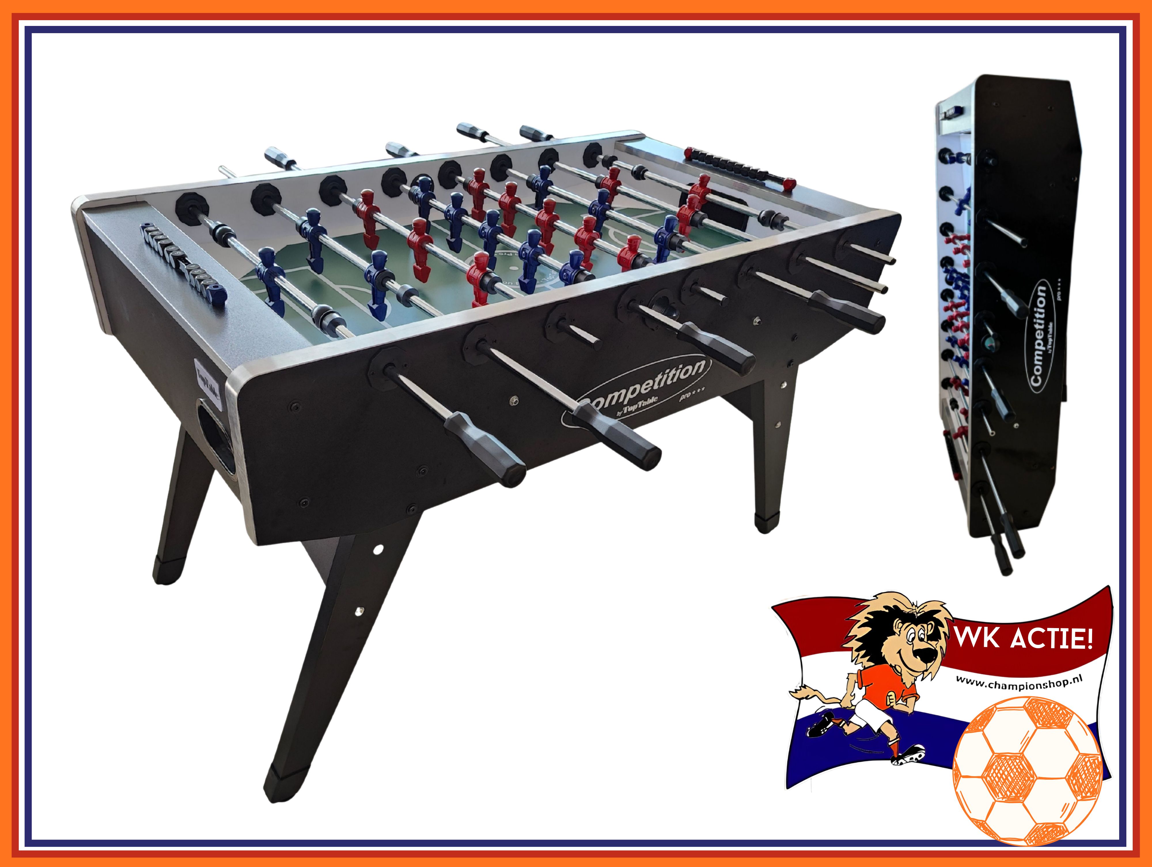VC0214: WK ACTIE: Folding Voetbaltafel TopTable Official Competition Pro ***  Formica/Metal Line, Molded players #1